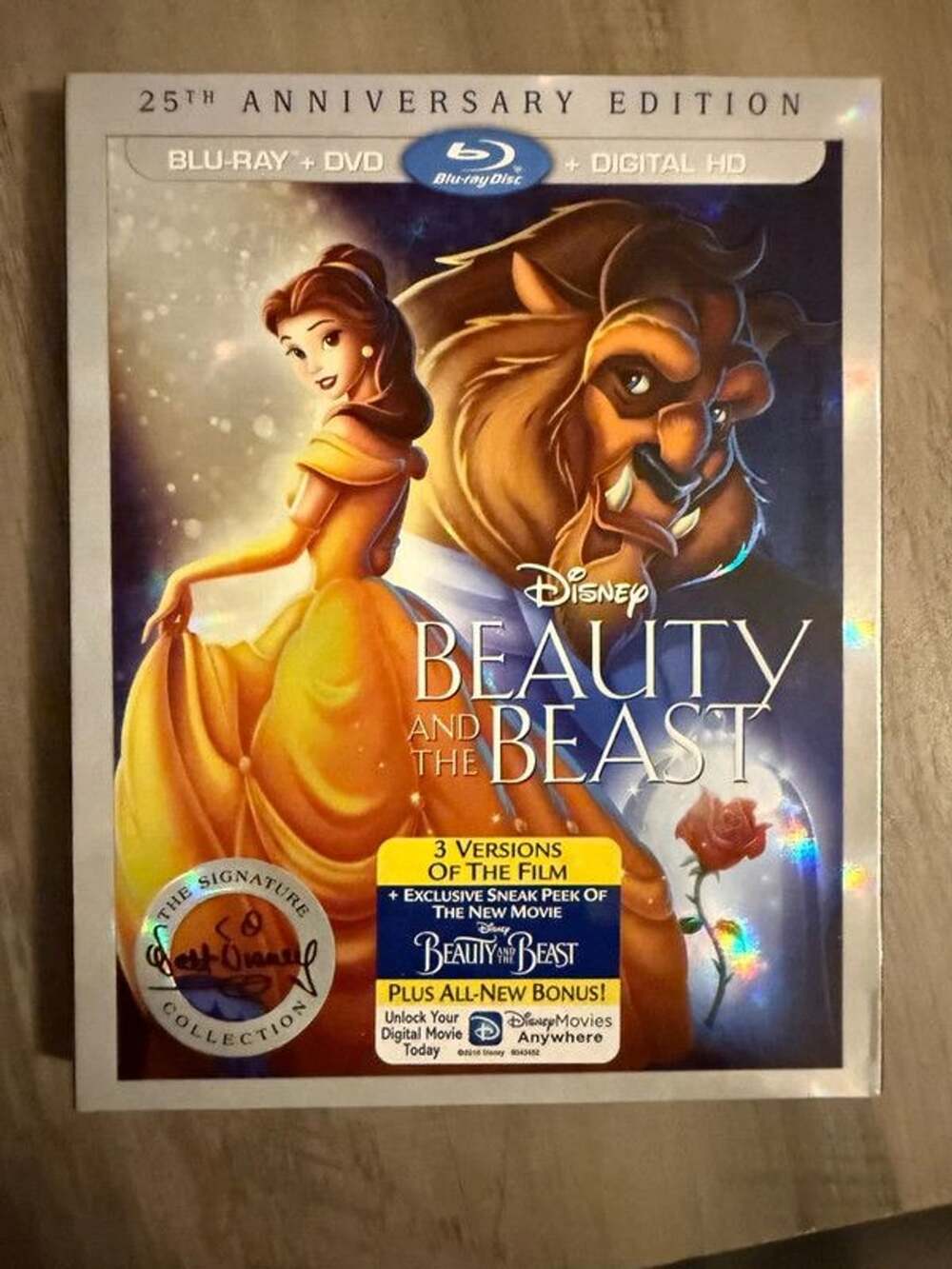 Beauty and the Beast 25th Anniversary Edition Blu-ray + DVD + Digital HD